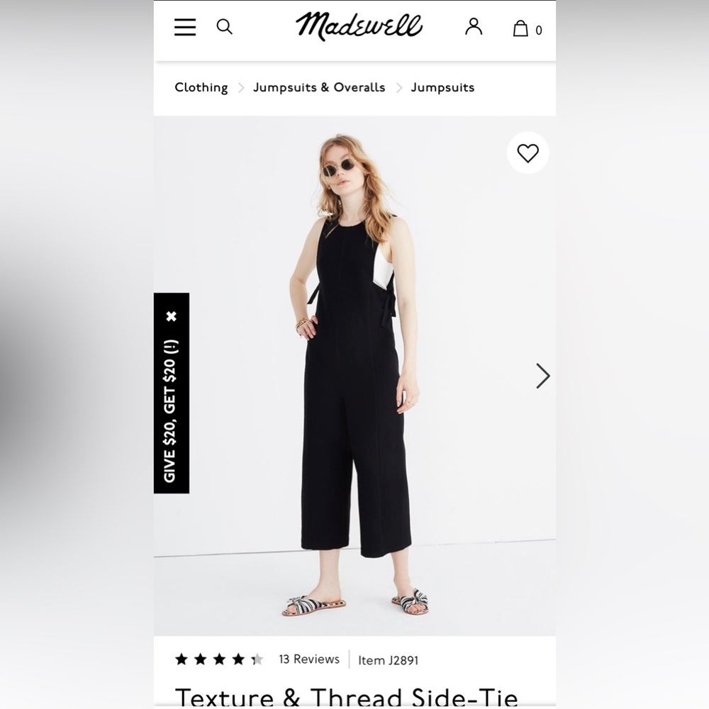 Madewell jumpsuit